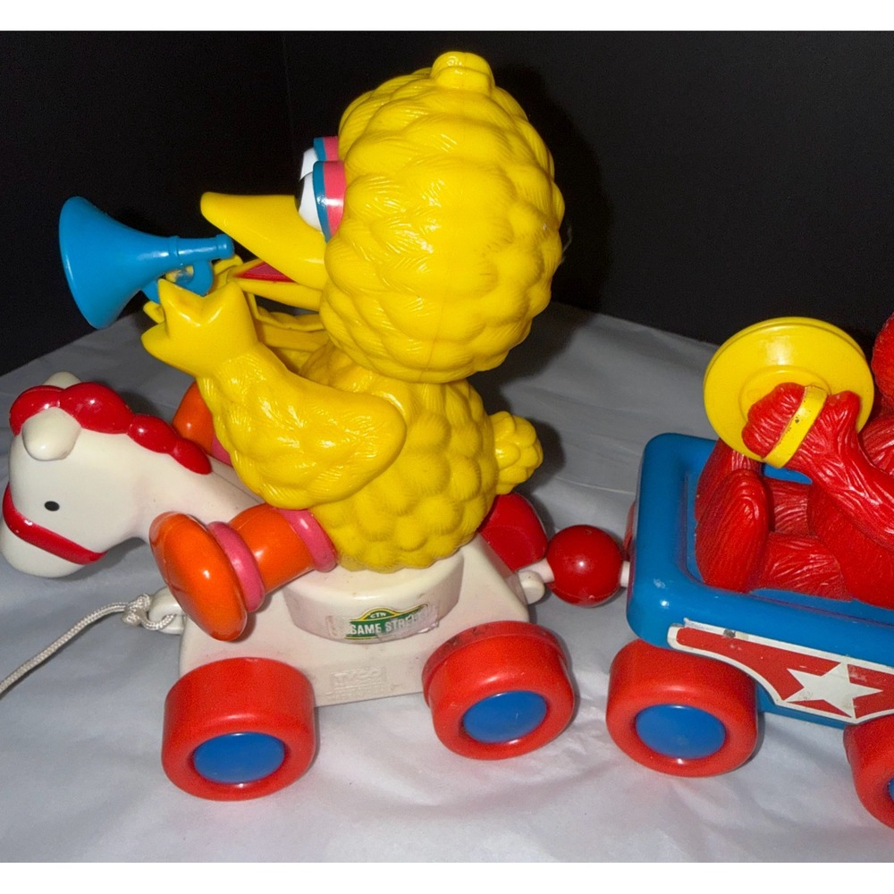 Sesame Street Tyco Musical Pull Toy Train Kids Unisex OS Multicolor Vintage 1992 - Picture 5 of 9